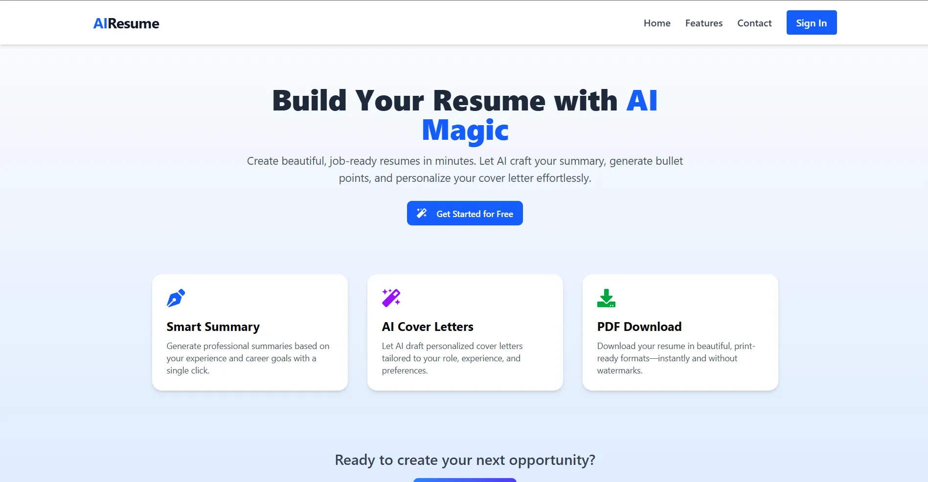 Ai Resume Builder